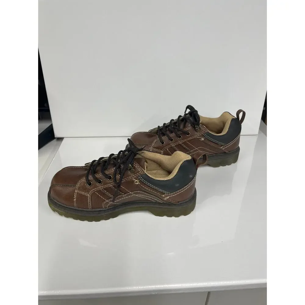 Arizona Jean Co. Gage Boys Youth Shoes 3 Medium Brown Non Marking Rubber Soles - Picture 3 of 9